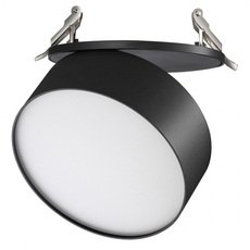 Точечный светильник с арматурой чёрного цвета Novotech 358753