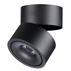 Точечный светильник с арматурой чёрного цвета Novotech 358773