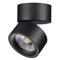 Точечный светильник с арматурой чёрного цвета Novotech 358781