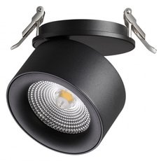 Точечный светильник с арматурой чёрного цвета Novotech 358783