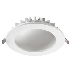 Точечный светильник с арматурой белого цвета, металлическими плафонами Novotech 358806