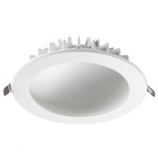 Точечный светильник с арматурой белого цвета, металлическими плафонами Novotech 358807