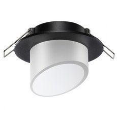 Точечный светильник с арматурой чёрного цвета Novotech 370896