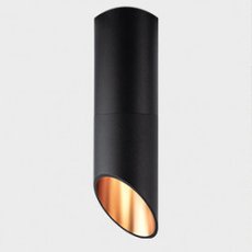 Точечный светильник с металлическими плафонами чёрного цвета MEGALIGHT M03-004/230 black