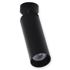 Точечный светильник с арматурой чёрного цвета, металлическими плафонами MEGALIGHT M04-208 black 3000K