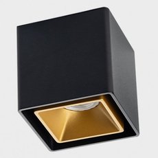 Точечный светильник для гипсокарт. потолков ITALLINE FASHION FX1 black/gold