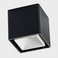Точечный светильник с арматурой чёрного цвета, металлическими плафонами ITALLINE FASHION FX1 black/white