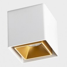 Точечный светильник с арматурой белого цвета, металлическими плафонами ITALLINE FASHION FX1 white/gold