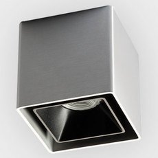 Точечный светильник с арматурой алюминия цвета, металлическими плафонами ITALLINE FASHION FX1 alu/black