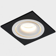 Точечный светильник с арматурой чёрного цвета, металлическими плафонами ITALLINE IT02-008 white+QRS1 black