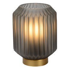 Настольная лампа с арматурой золотого цвета, стеклянными плафонами Lucide 45595/01/51