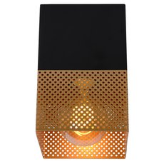 Точечный светильник с арматурой чёрного цвета, металлическими плафонами Lucide 21123/01/02