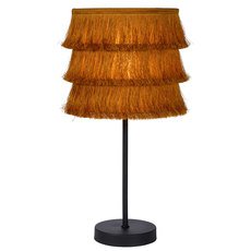 Настольная лампа с текстильными плафонами бежевого цвета Lucide 10507/81/44