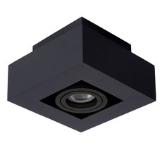 Точечный светильник с арматурой чёрного цвета, металлическими плафонами Lucide 09119/06/30