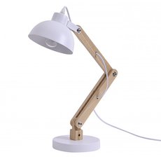 Настольная лампа с арматурой белого цвета, плафонами белого цвета KINK Light 07027,01