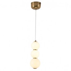 Светильник с арматурой бронзы цвета, плафонами белого цвета KINK Light 07623-3A,20