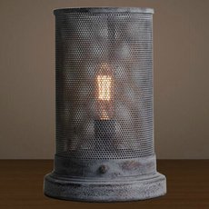 Настольная лампа с металлическими плафонами серого цвета BLS 30163