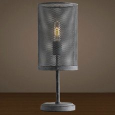 Настольная лампа с металлическими плафонами серого цвета BLS 30164