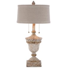 Настольная лампа с текстильными плафонами бежевого цвета BLS 30195