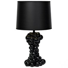 Настольная лампа с арматурой чёрного цвета, плафонами чёрного цвета BLS 10168