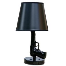 Настольная лампа с арматурой чёрного цвета, плафонами чёрного цвета BLS 17263