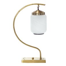 Настольная лампа с плафонами белого цвета BLS 17386