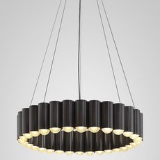 Светильник с арматурой чёрного цвета, плафонами чёрного цвета BLS 14551