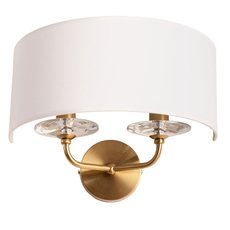 Бра с плафонами белого цвета Arte Lamp A8555AP-2AB