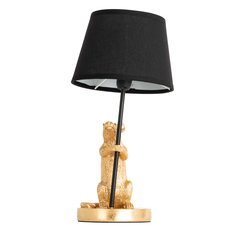 Настольная лампа с текстильными плафонами чёрного цвета Arte Lamp A4420LT-1GO