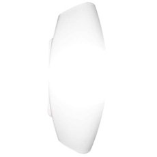 Светильник для ванной комнаты с арматурой никеля цвета, плафонами белого цвета Arte Lamp A6940AP-1WH