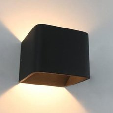Бра с арматурой чёрного цвета, металлическими плафонами Arte Lamp A1423AP-1BK