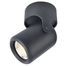 Спот с арматурой чёрного цвета, металлическими плафонами Arte Lamp A3316PL-1BK