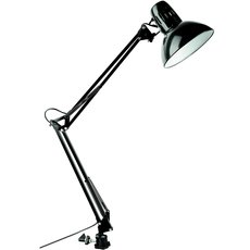 Настольная лампа с арматурой чёрного цвета, плафонами чёрного цвета Arte Lamp A6068LT-1BK