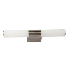 Светильник для ванной комнаты с арматурой никеля цвета, плафонами белого цвета Arte Lamp A2828AP-1AB