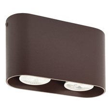 Точечный светильник с металлическими плафонами коричневого цвета DENKIRS DK2006-CH
