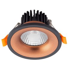 Точечный светильник с арматурой чёрного цвета, металлическими плафонами DENKIRS DK4002-CF