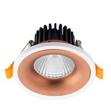 Точечный светильник с арматурой белого цвета, металлическими плафонами DENKIRS DK4004-CF