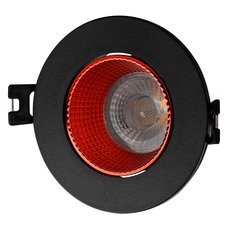 Точечный светильник для гипсокарт. потолков DENKIRS DK3061-BK+RD