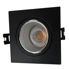 Точечный светильник с арматурой чёрного цвета DENKIRS DK3071-BK+CH