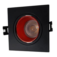 Точечный светильник с арматурой чёрного цвета DENKIRS DK3071-BK+RD
