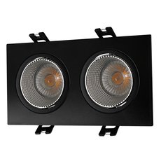 Точечный светильник с арматурой чёрного цвета DENKIRS DK3072-BK+CH