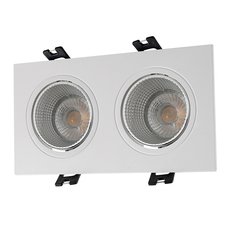 Точечный светильник с плафонами белого цвета DENKIRS DK3072-WH+CH