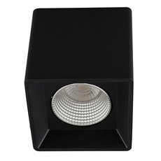 Точечный светильник с арматурой чёрного цвета, пластиковыми плафонами DENKIRS DK3080-BK+CH