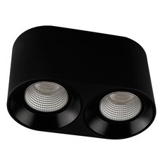 Точечный светильник с арматурой чёрного цвета, пластиковыми плафонами DENKIRS DK3096-BK+CH