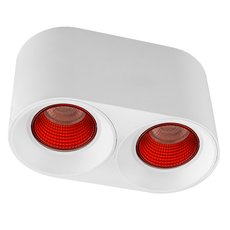 Точечный светильник с пластиковыми плафонами DENKIRS DK3096-WH+RD