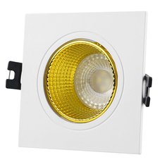 Точечный светильник с арматурой белого цвета DENKIRS DK3071-WH+YE