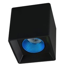 Точечный светильник с арматурой чёрного цвета, пластиковыми плафонами DENKIRS DK3080-BK+CY