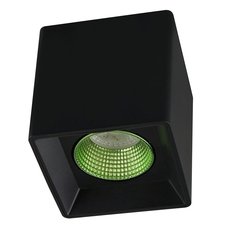 Точечный светильник с арматурой чёрного цвета, пластиковыми плафонами DENKIRS DK3080-BK+GR