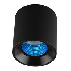 Точечный светильник с арматурой чёрного цвета, пластиковыми плафонами DENKIRS DK3090-BK+CY