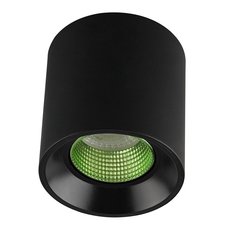 Точечный светильник с арматурой чёрного цвета, пластиковыми плафонами DENKIRS DK3090-BK+GR